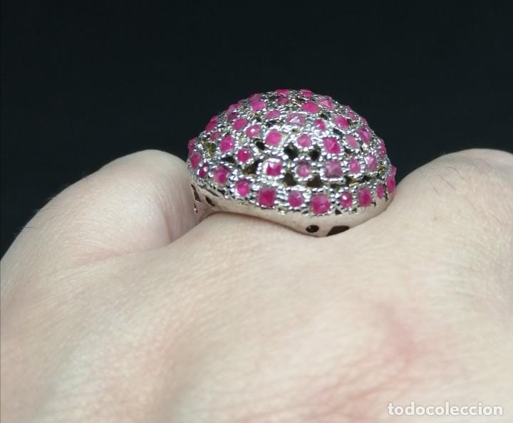 Joyeria: Anillo con Rub&iacute;es naturales y Plata de Ley - Foto 7