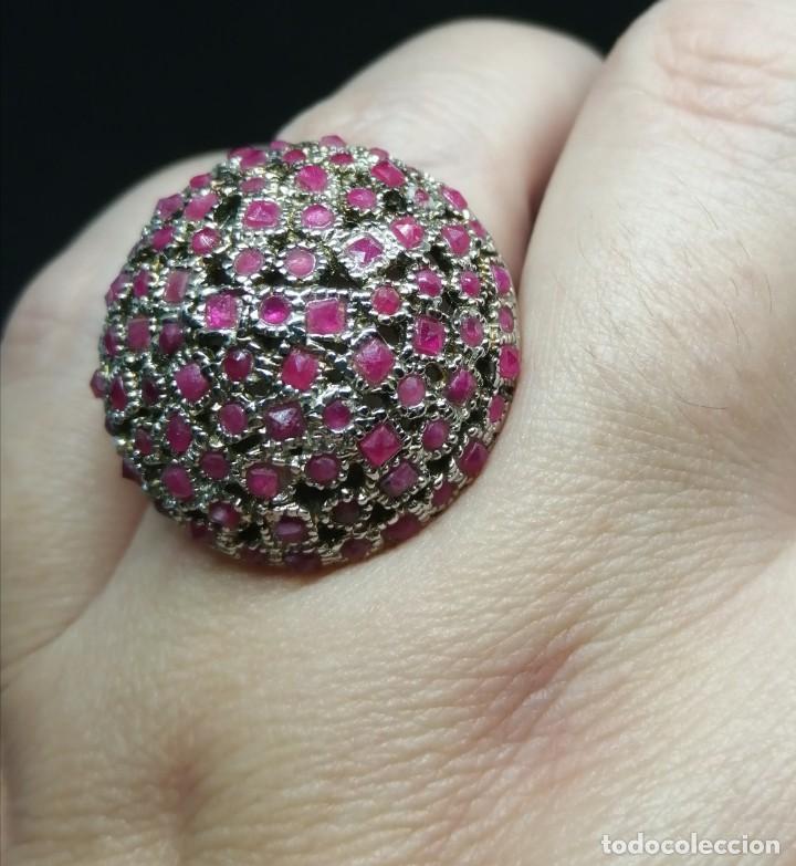 Joyeria: Anillo con Rub&iacute;es naturales y Plata de Ley - Foto 12