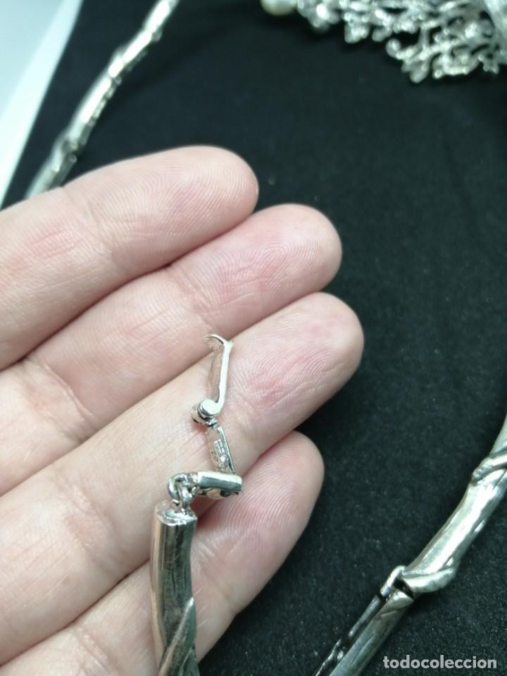 Joyeria: Gargantilla de Perlas Naturales, Rub&iacute;es y Plata - Foto 26