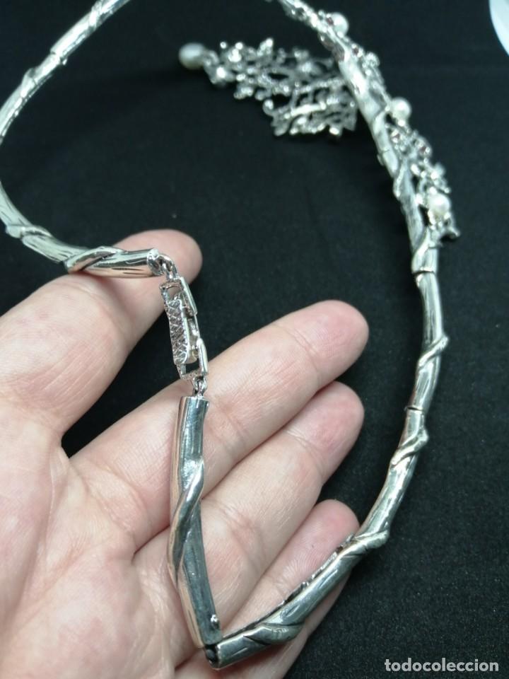 Joyeria: Gargantilla de Perlas Naturales, Rub&iacute;es y Plata - Foto 30