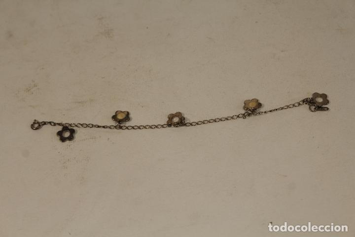 Joyeria: pulsera margaritas plata 925 - Foto 2