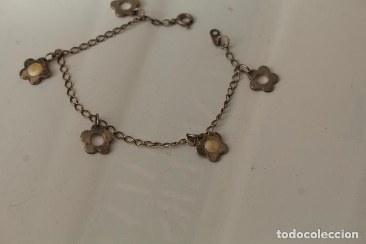 Joyeria: pulsera margaritas plata 925 - Foto 3