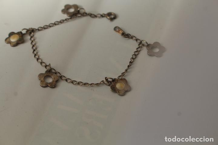 Joyeria: pulsera margaritas plata 925 - Foto 4