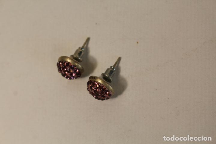 Joyeria: redondo amatista marquesitas pendientes plata - Foto 2