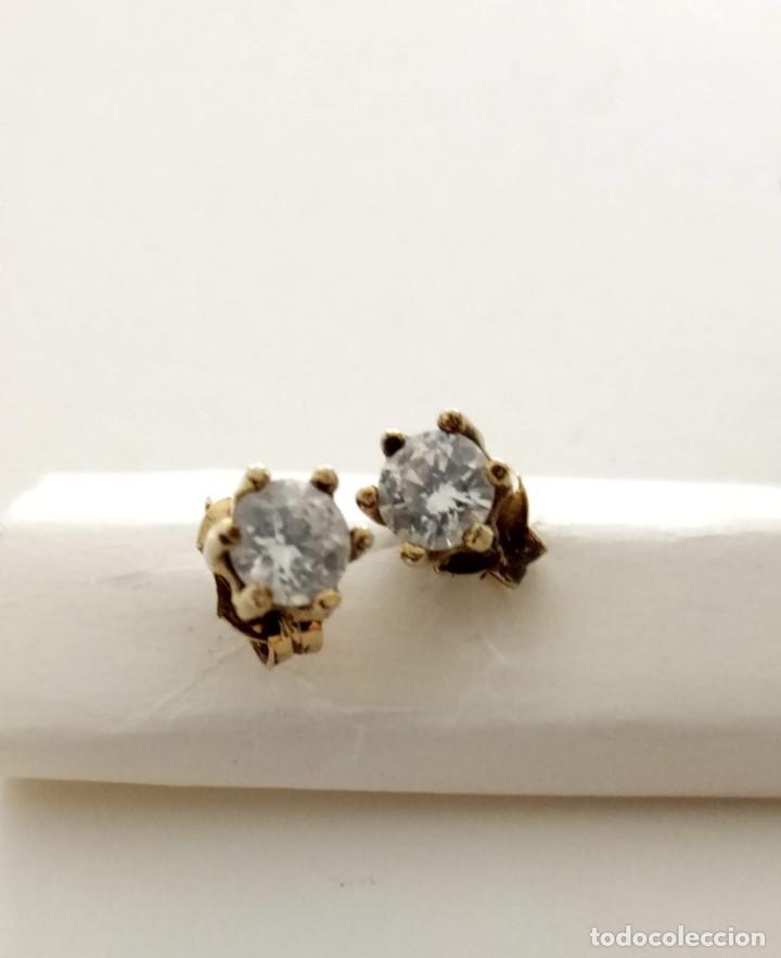 Joyeria: Pendientes chapado oro - Foto 3