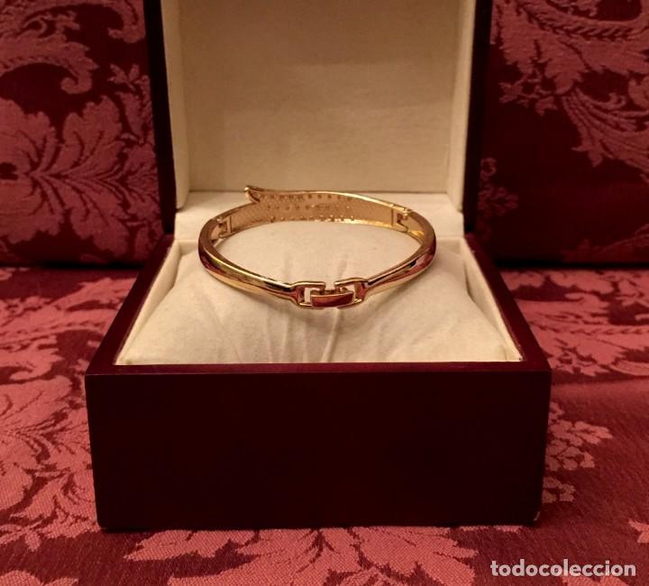 Joyeria: PULSERA CHAPADA EN ORO 18 K CON CIRCONITAS - 15 GRAMOS. - Foto 5