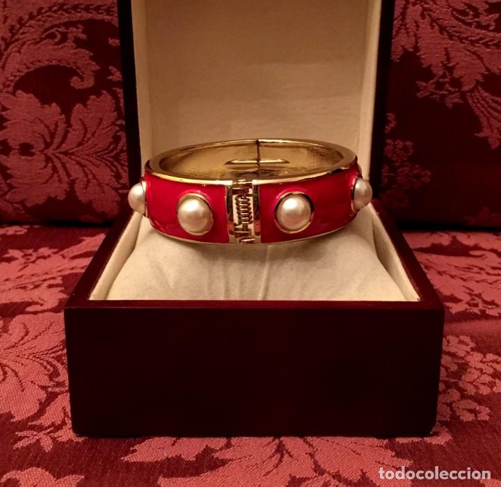 Joyeria: BRAZALETE CHAPADO EN ORO CON PERLAS - 65 GRAMOS. - Foto 5