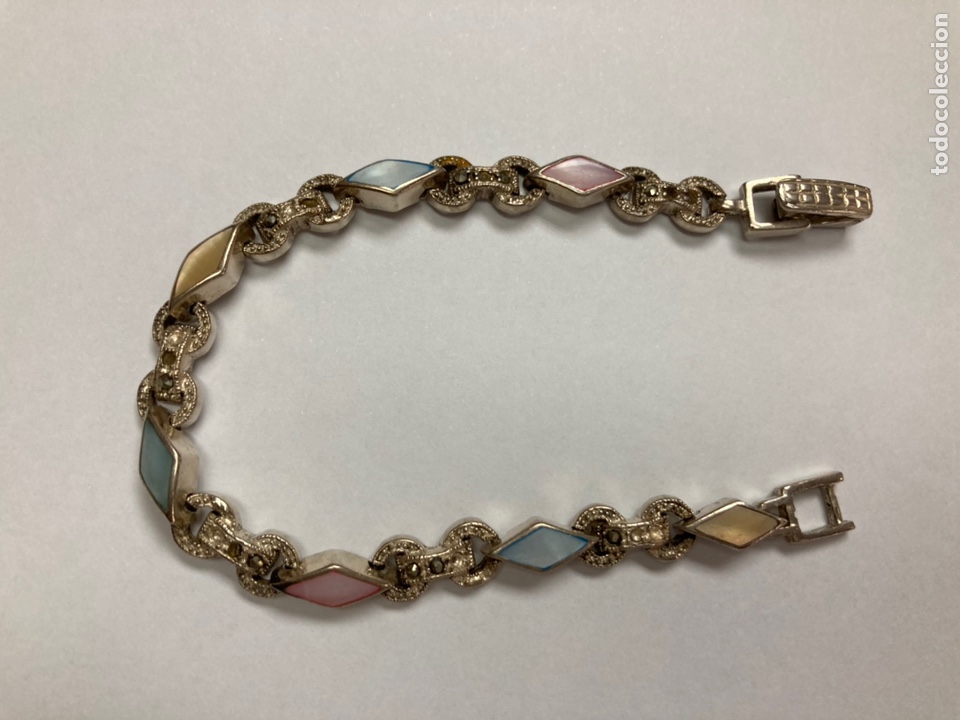 Joyeria: Pulsera de plata y nacar - Foto 2