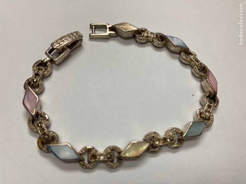 Joyeria: Pulsera de plata y nacar - Foto 1