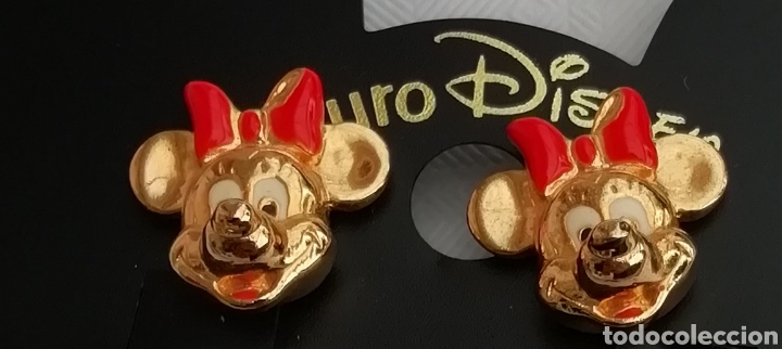 Gioielleria: Pendientes ni&ntilde;a Mini Mike Mouse original Euro Disney Paris a&ntilde;os 90
