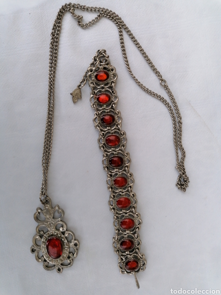 Joyeria: Conjunto brazalete y cadena con colgante - Foto 2