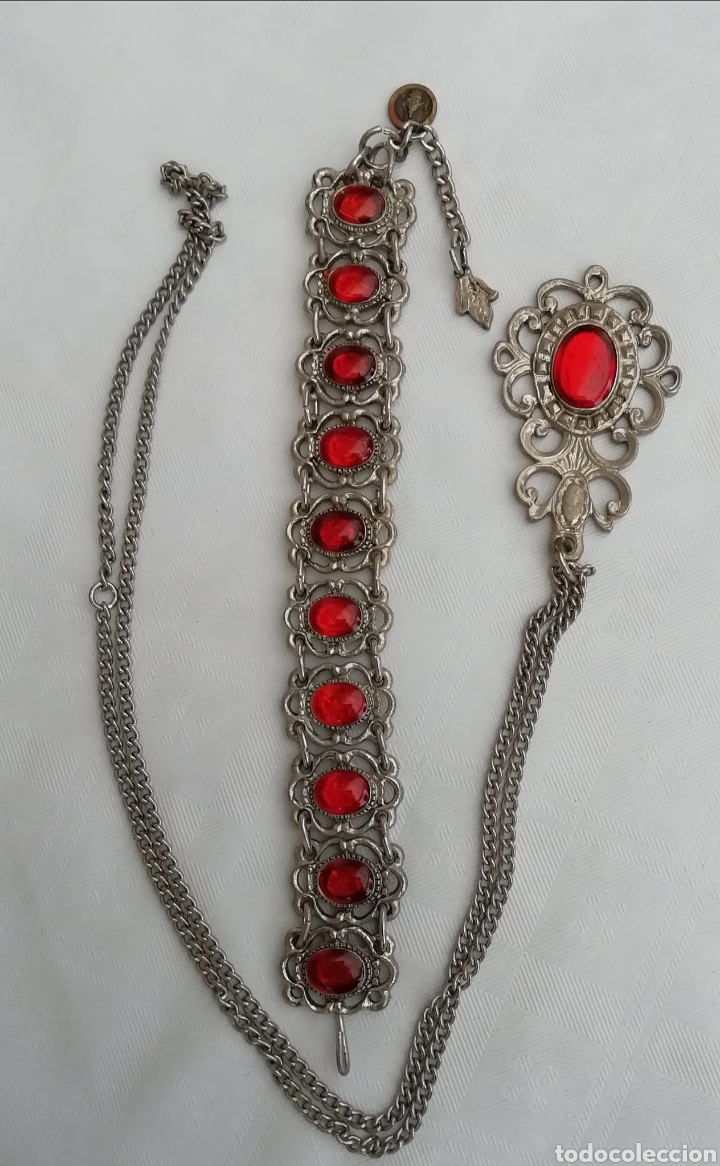 Joyeria: Conjunto brazalete y cadena con colgante - Foto 1