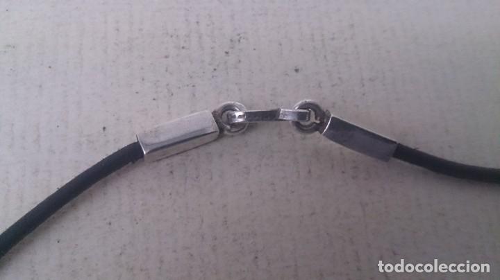 Joyeria: GARGANTILLA DE PLATA 925 Y CUERO - Foto 6