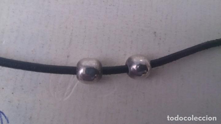 Joyeria: GARGANTILLA DE PLATA 925 Y CUERO - Foto 9