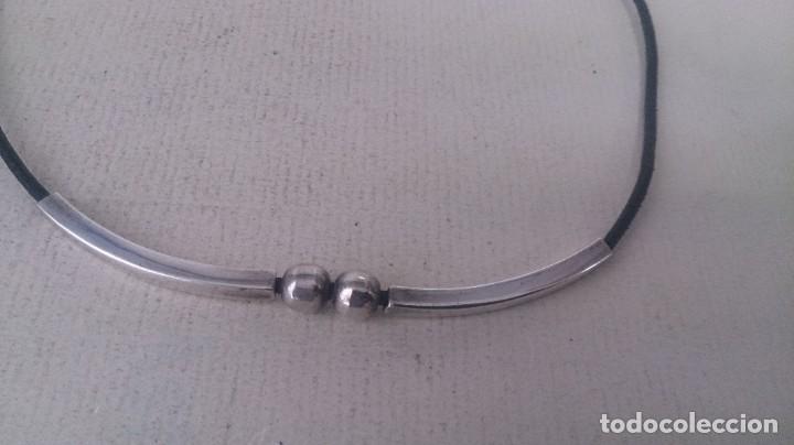 Joyeria: GARGANTILLA DE PLATA 925 Y CUERO - Foto 11