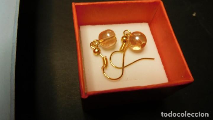 Joyeria: Pendientes con piedras preciosas sard&oacute;nice - Foto 1