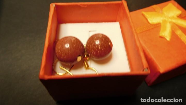 Joyeria: pendientes con perlas de jaspe - Foto 1