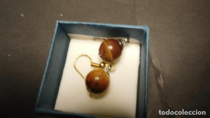 Joyeria: pendientes de cuentas de jaspe - Foto 1