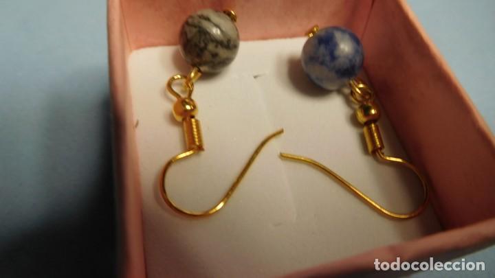Joyeria: Pendientes de &aacute;gata violeta - Foto 1