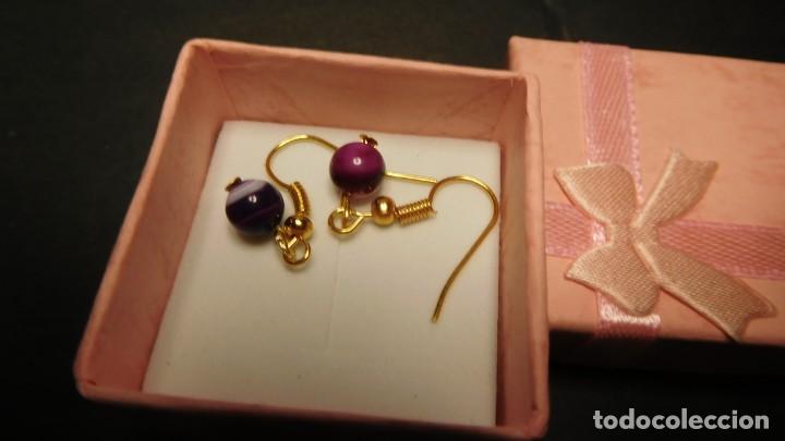Joyeria: pendientes de &aacute;gata roja - Foto 1