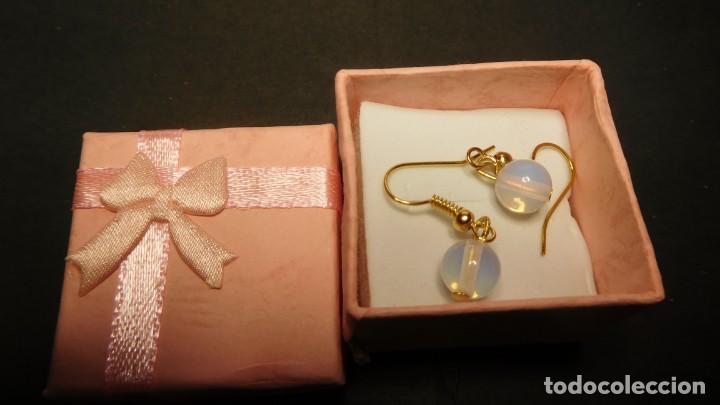 Joyeria: Pendientes de piedra luna. - Foto 1