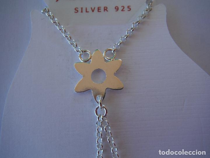 Joyeria: PULSERA DE DEDO DE PLATA DE LEY CON FORMA DE ESTRELLA - Foto 2