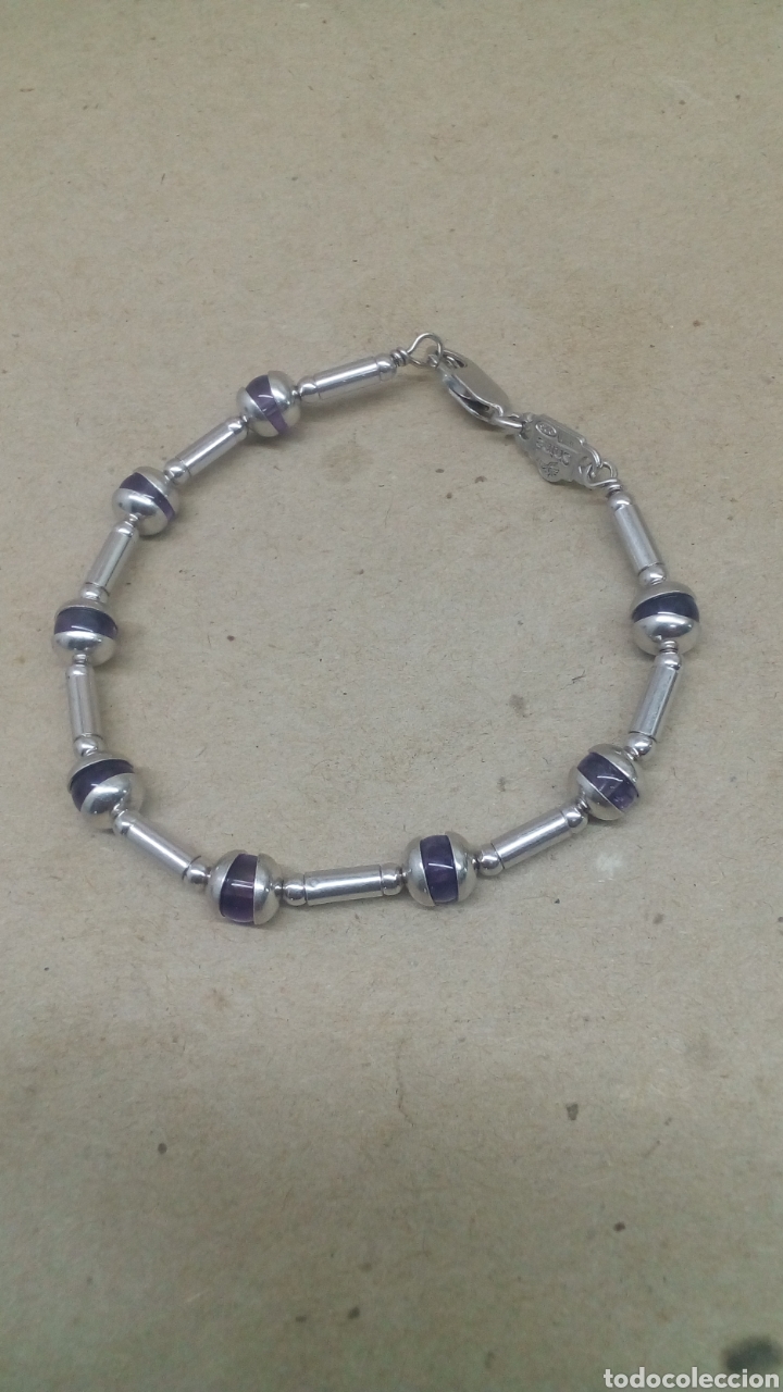 Joyeria: Pulsera de plata y amatista /PUL342 - Foto 2