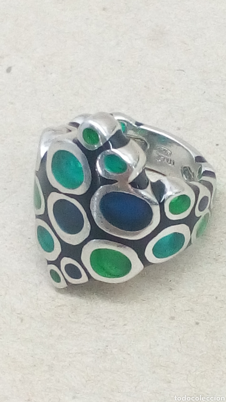 Joyeria: Anillo de plata y Resina/s54 - Foto 1