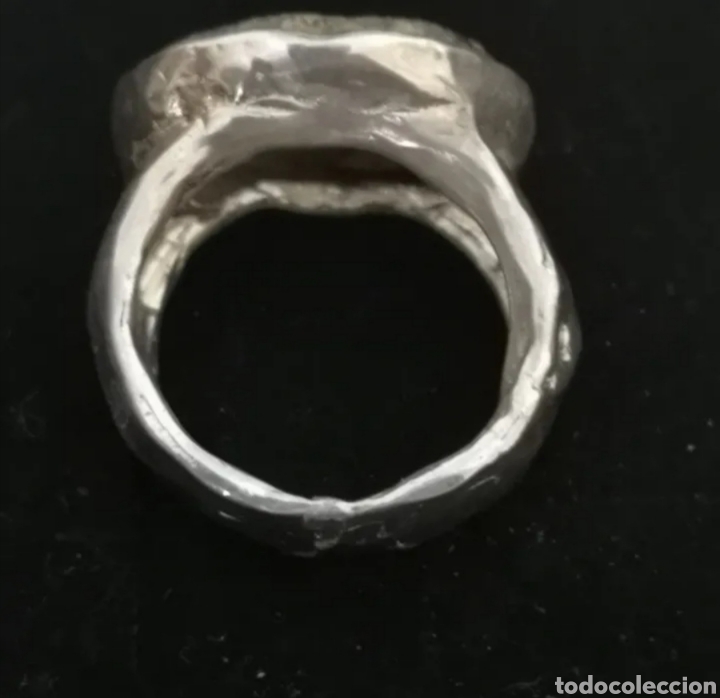 Joyeria: Anillo de plata con moneda de Felipe II - Foto 4