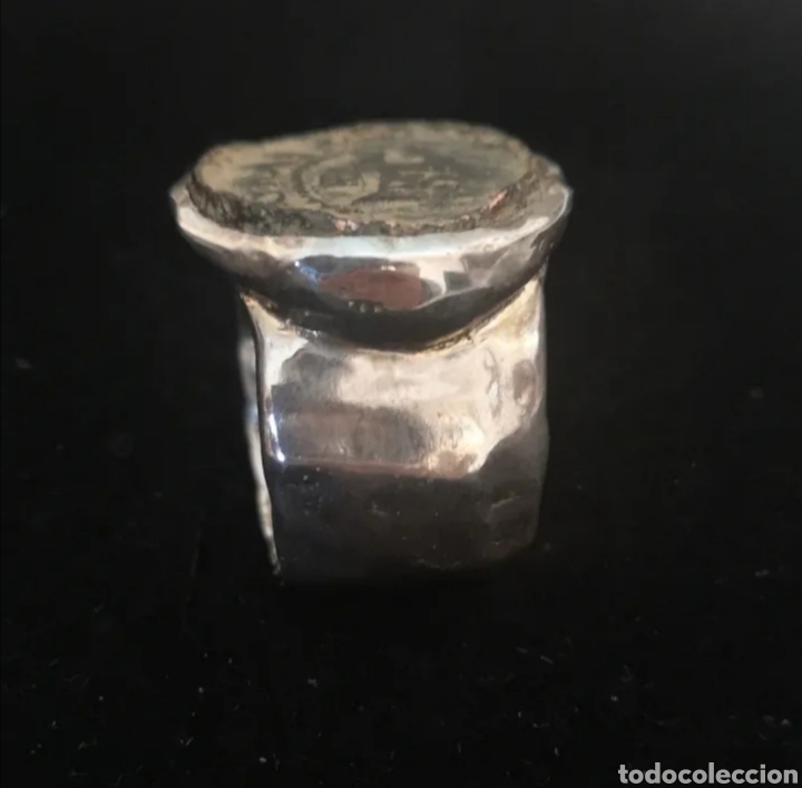 Joyeria: Anillo de plata con moneda de Felipe II - Foto 6