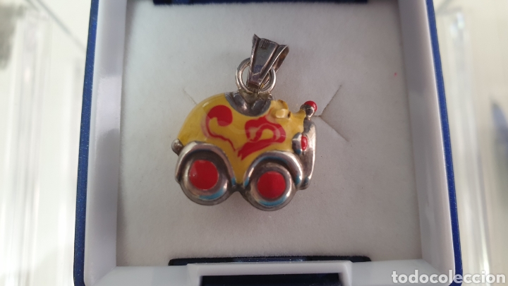 Joyeria: COLGANTE DE PLATA 925 EN FORMA DE COCHE CON ESMALTE - Foto 1