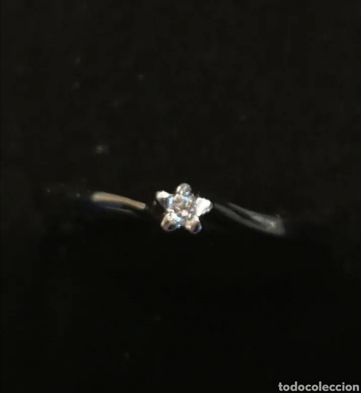 Joyeria: Solitario oro blanco y brillante - Foto 3