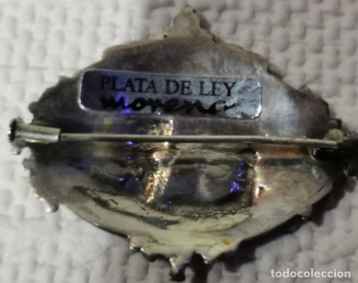 Joyeria: Broche en Plata de Ley de la ALHAMBRA. 4,7 X 4 CM. - Foto 2