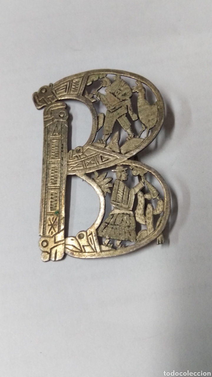 Joyeria: Antiguo broche plata 900 - Foto 1