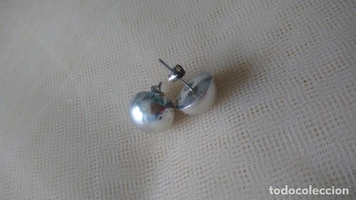 Joyeria: PAR DE PENDIENTES DE PLATA A PRESI&Oacute;N - Foto 3