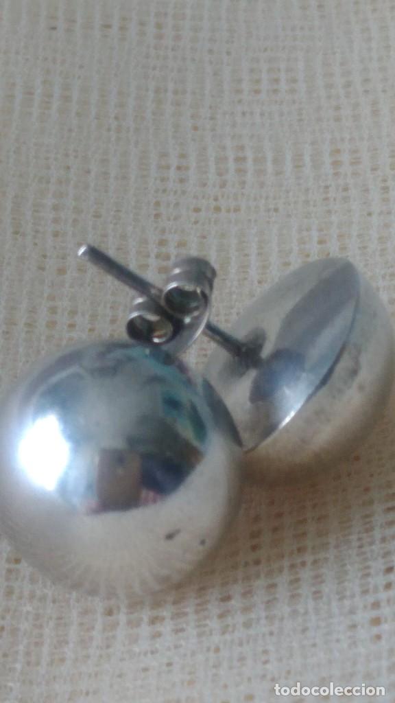 Joyeria: PAR DE PENDIENTES DE PLATA A PRESI&Oacute;N - Foto 4