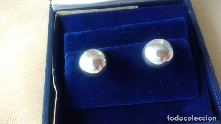 Joyeria: PAR DE PENDIENTES DE PLATA A PRESI&Oacute;N - Foto 6