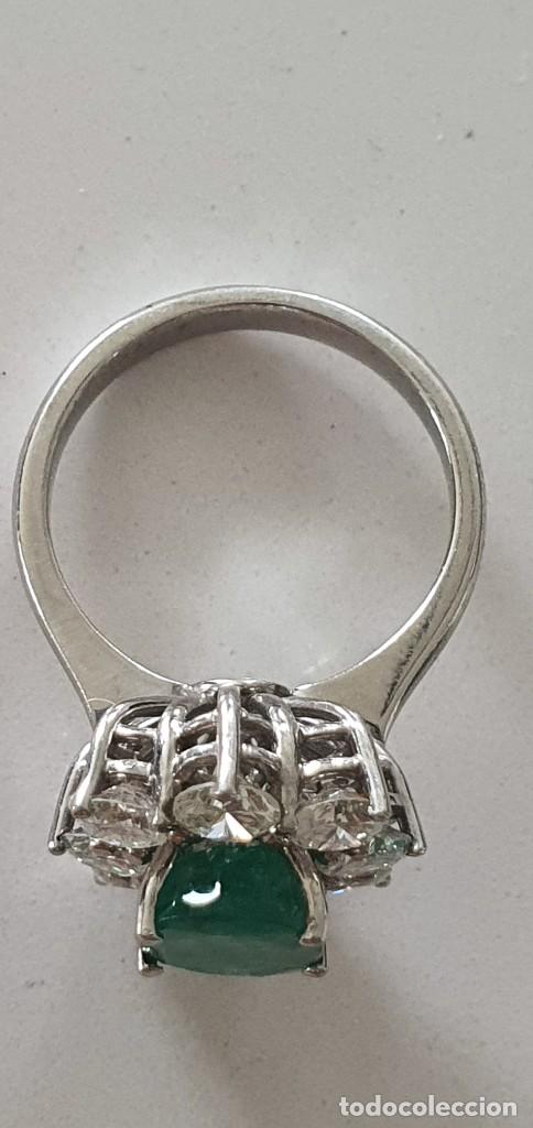 Joyeria: Anillo y pendiente - diamantes y esmeralda - Foto 5