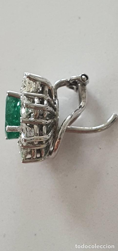 Joyeria: Anillo y pendiente - diamantes y esmeralda - Foto 6