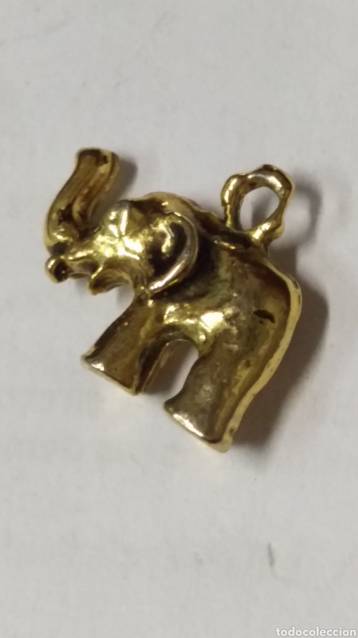 Joyeria: Antiguo colgante elefante - Foto 2
