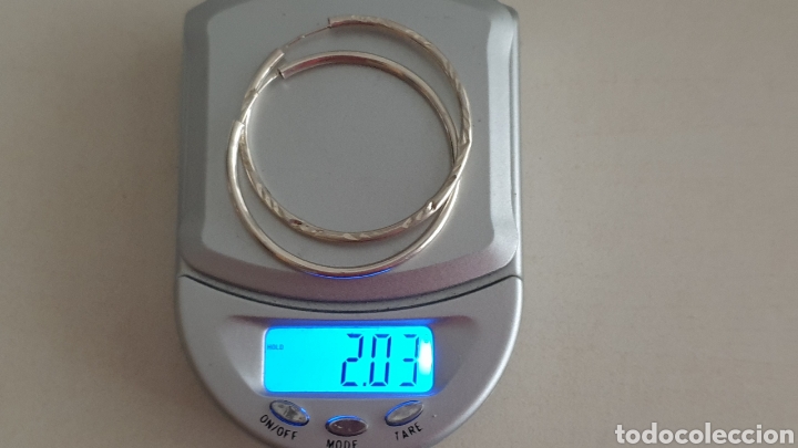 Joyeria: PENDIENTES DE ARO GRANDES EN PLATA DE KEY - Foto 3