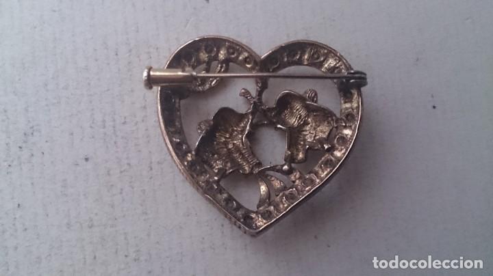 Joyeria: BROCHE ANTIGUO DOS PLATAS 925. 35x4ctms - Foto 2