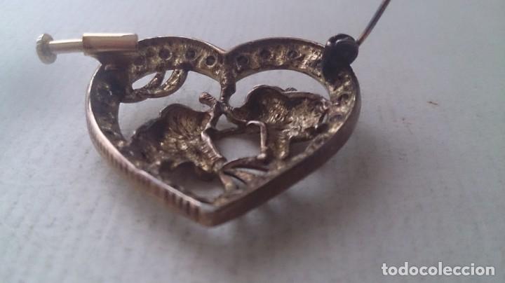 Joyeria: BROCHE ANTIGUO DOS PLATAS 925. 35x4ctms - Foto 3