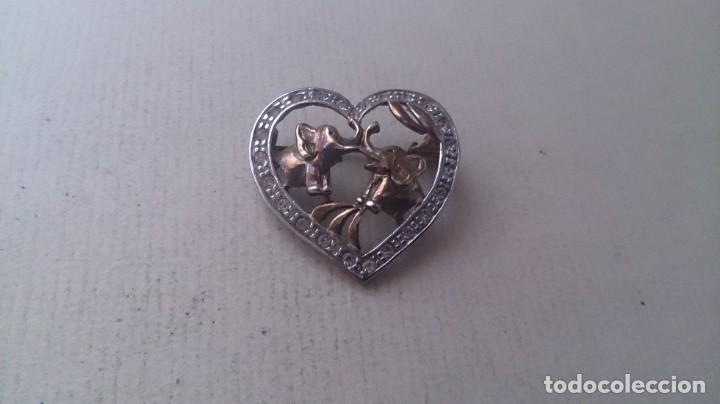 Joyeria: BROCHE ANTIGUO DOS PLATAS 925. 35x4ctms - Foto 8