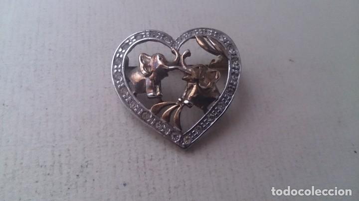 Joyeria: BROCHE ANTIGUO DOS PLATAS 925. 35x4ctms - Foto 9