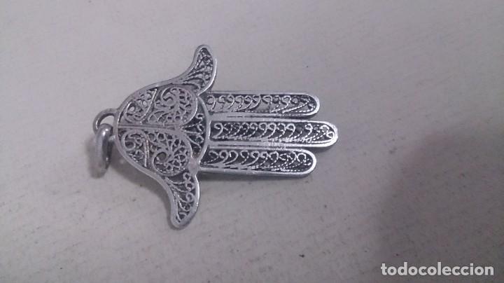 Joyeria: Mano de F&aacute;tima plata 925 y granate - Foto 3