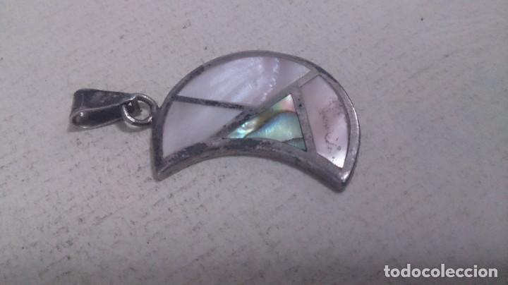 Joyeria: Colgante plata 925 y n&aacute;car - Foto 1
