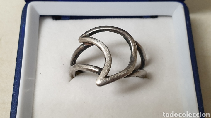 Joyeria: ANILLO DE PLATA DE LEY EN FORMA DE LUNA - Foto 2