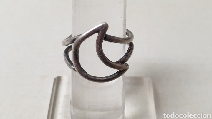 Joyeria: ANILLO DE PLATA DE LEY EN FORMA DE LUNA - Foto 1