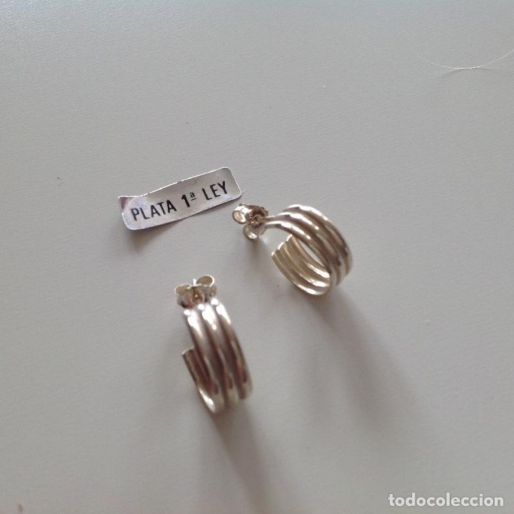 argollas de plata aretes